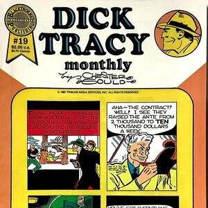Dick Tracy Monthly #19, 1950 Reprints, Sept. 1987, Blackthorne Comics, NM 9.4